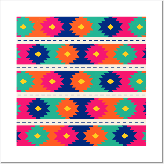 Tribal Pattern Wall Art by Akbaly